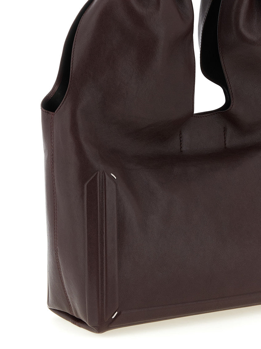 Maroon Box Medium Shoulder Bag 3