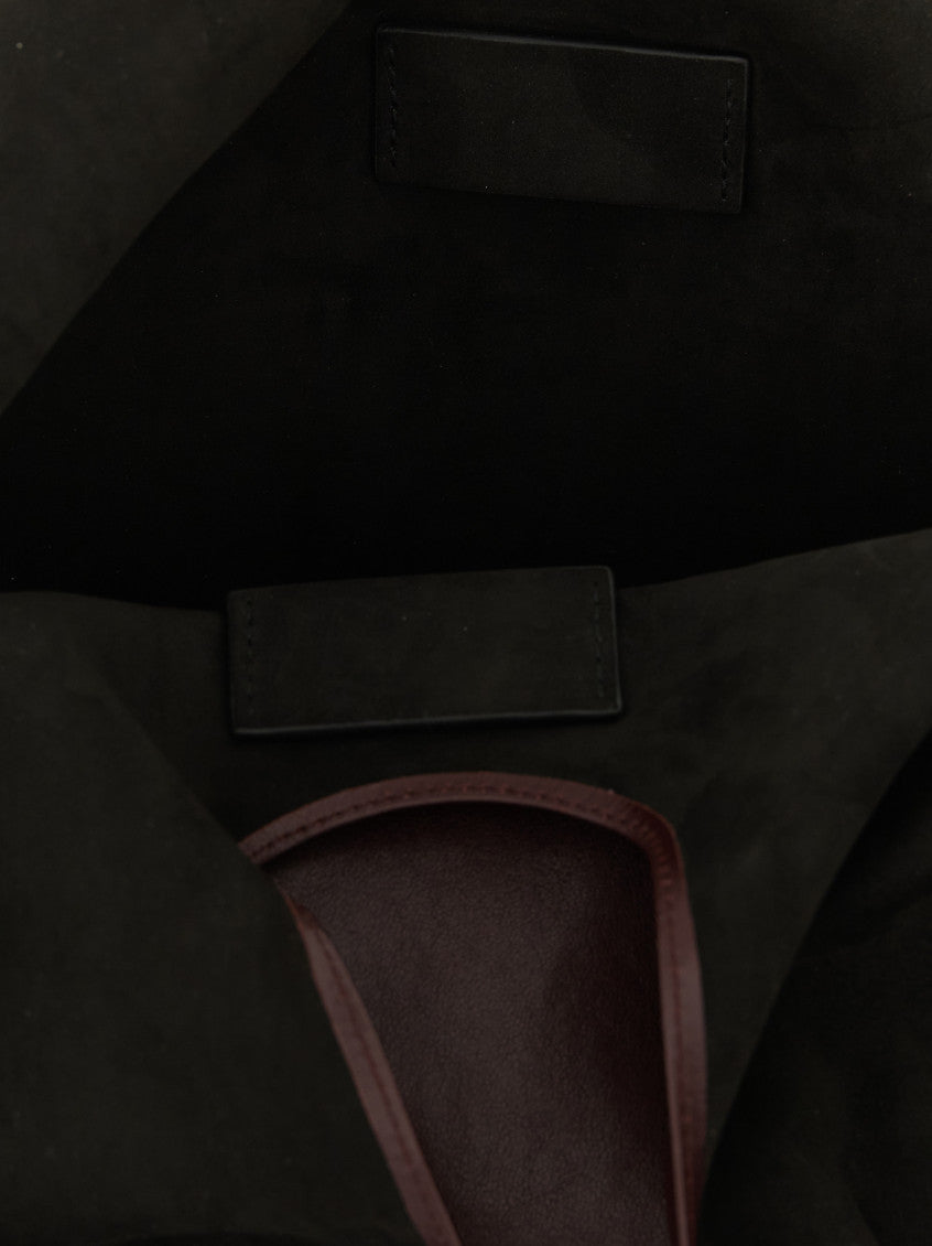 Maroon Box Medium Shoulder Bag 4
