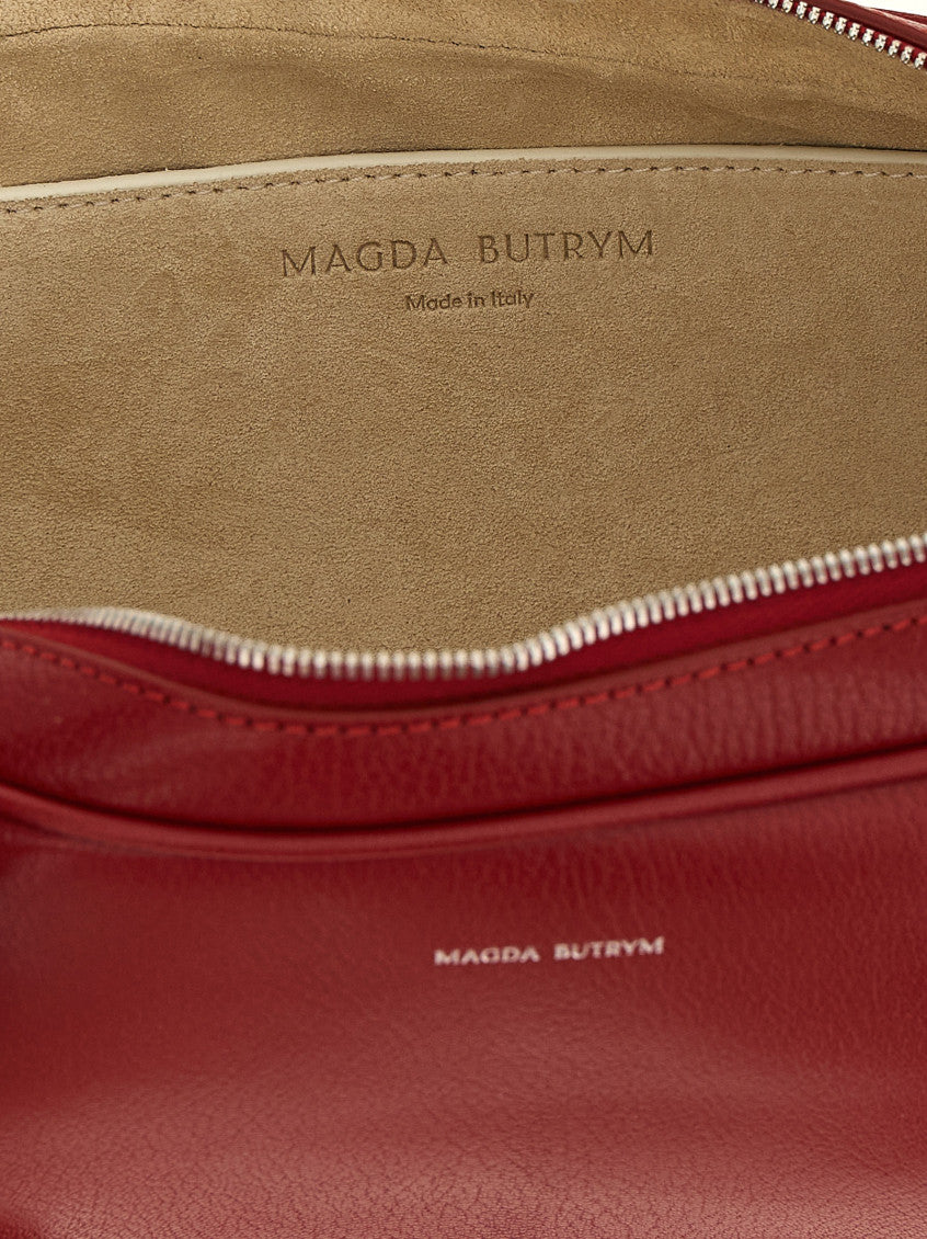 Red Brigitte Trapeze Large Shoulder Bag 4
