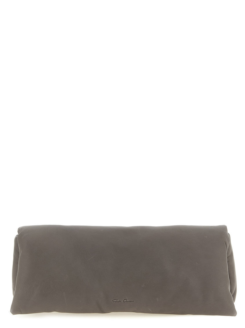 Grey Baguette Clutch 1