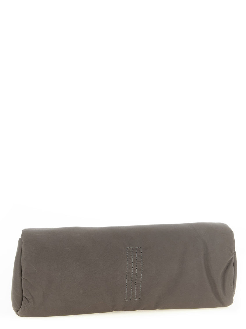 Grey Baguette Clutch 2