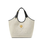 Beige Medusa Large Tote 1