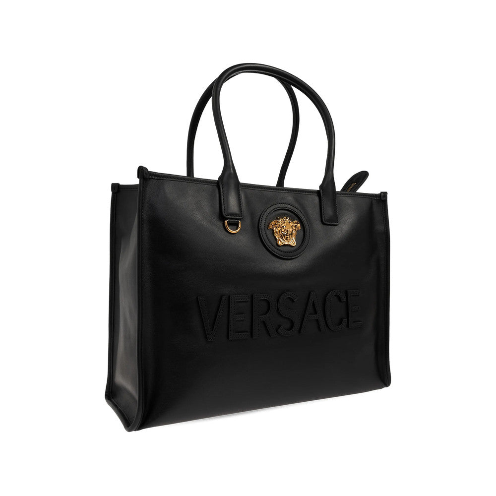 Black Medusa Large Tote 2