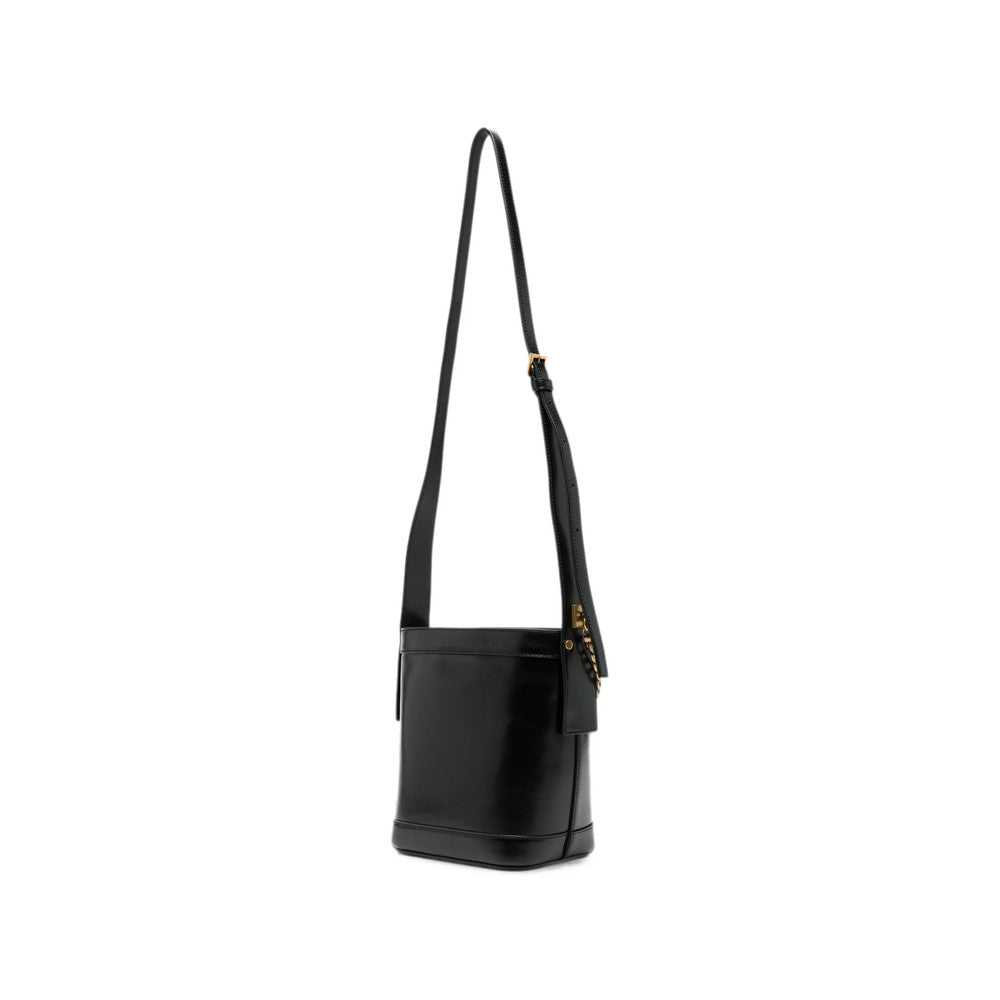 Black Pivot Mini Bucket Bag 2