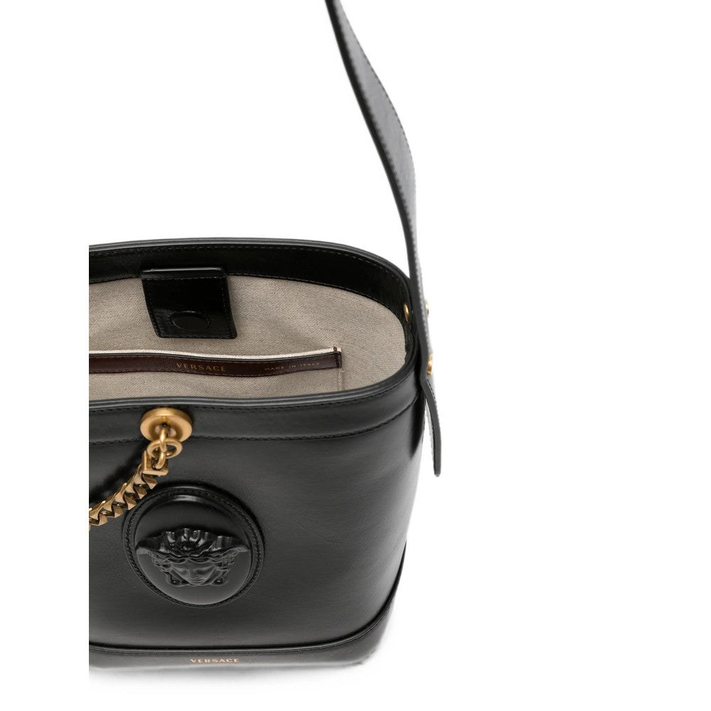 Black Pivot Mini Bucket Bag 3
