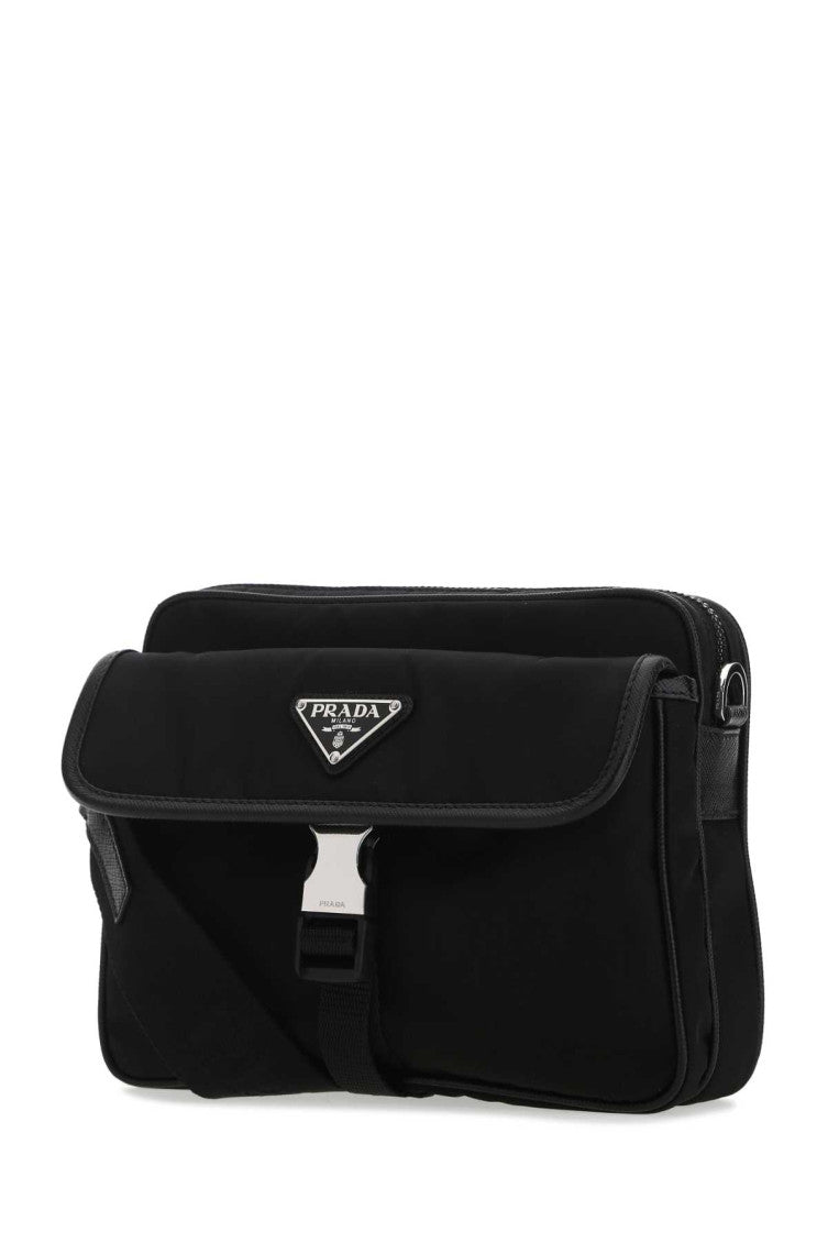 Black nylon crossbody bag 2