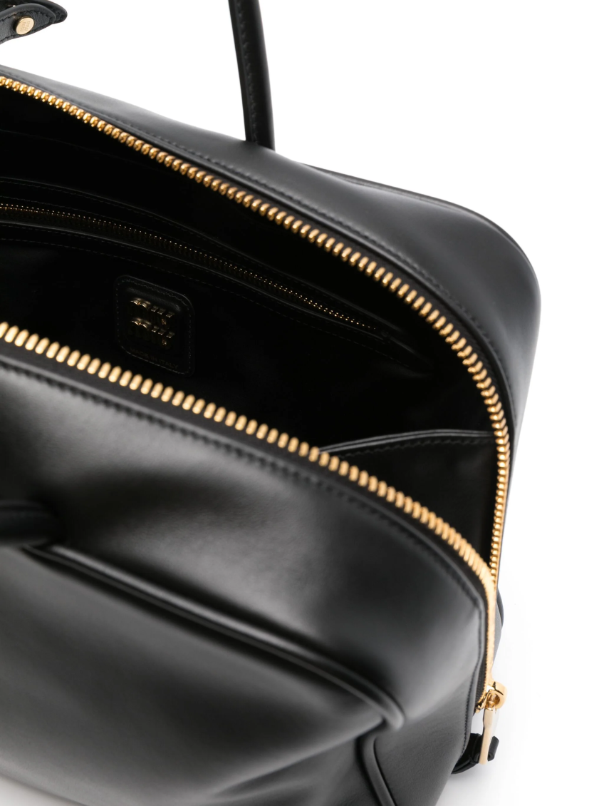 Black Beau Top Zip Tote 5