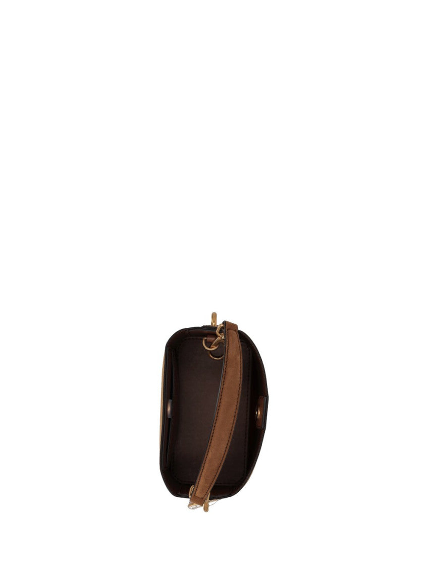 Brown corset-detail Bucket bag 4