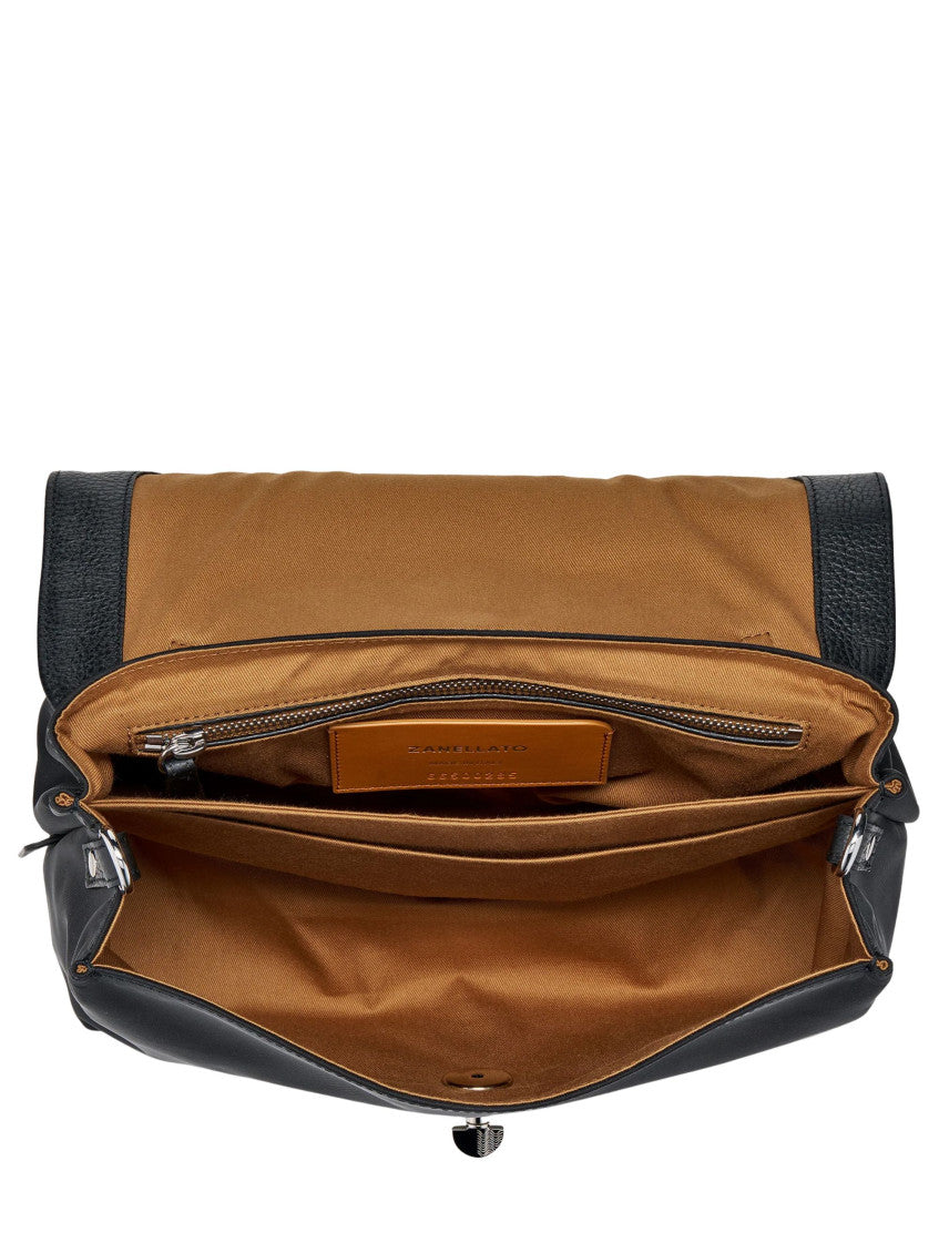 Black Postina Small Satchel 4