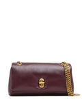 Burgundy The Chain Mini Shoulder Bag 1