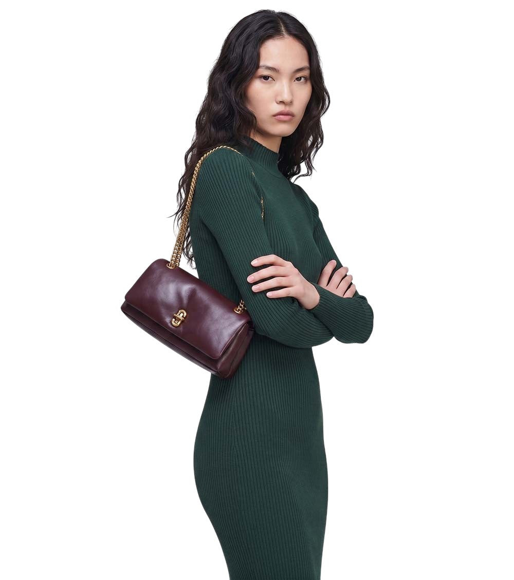 Burgundy The Chain Mini Shoulder Bag 4