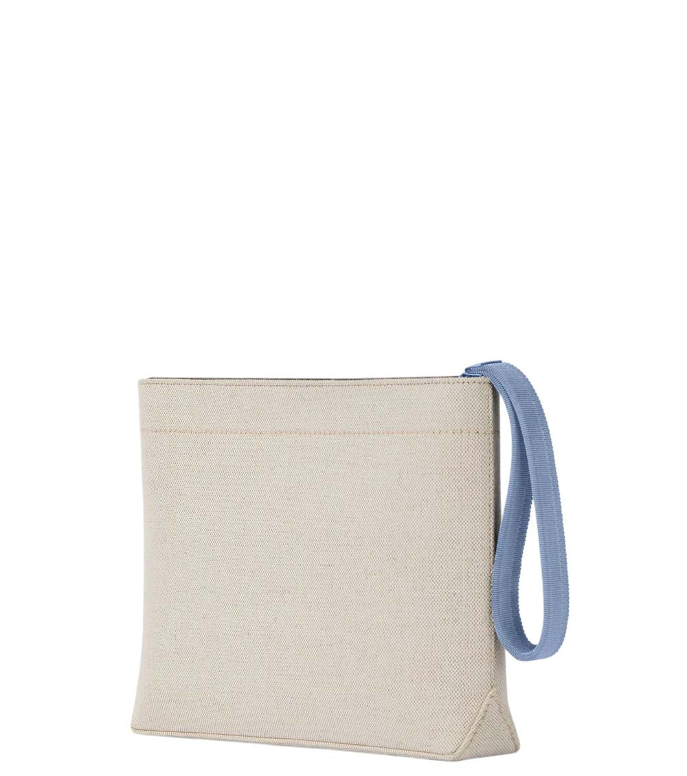 Beige Logo Clutch 2