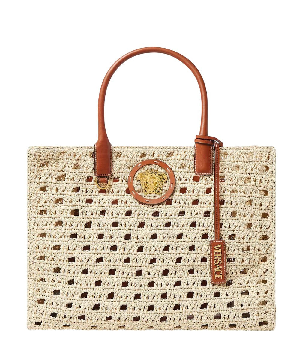 Natural La Medusa Large Tote 1
