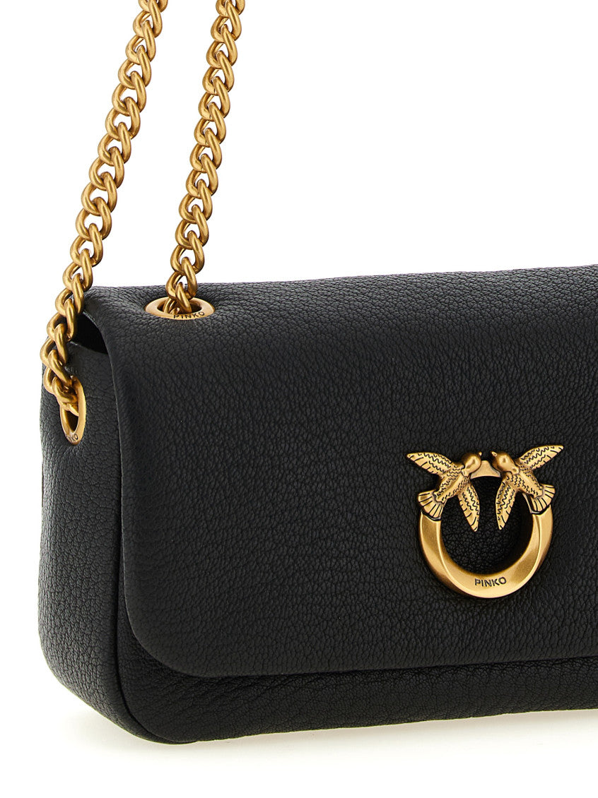 Black Love Birds Shoulder Bag 4