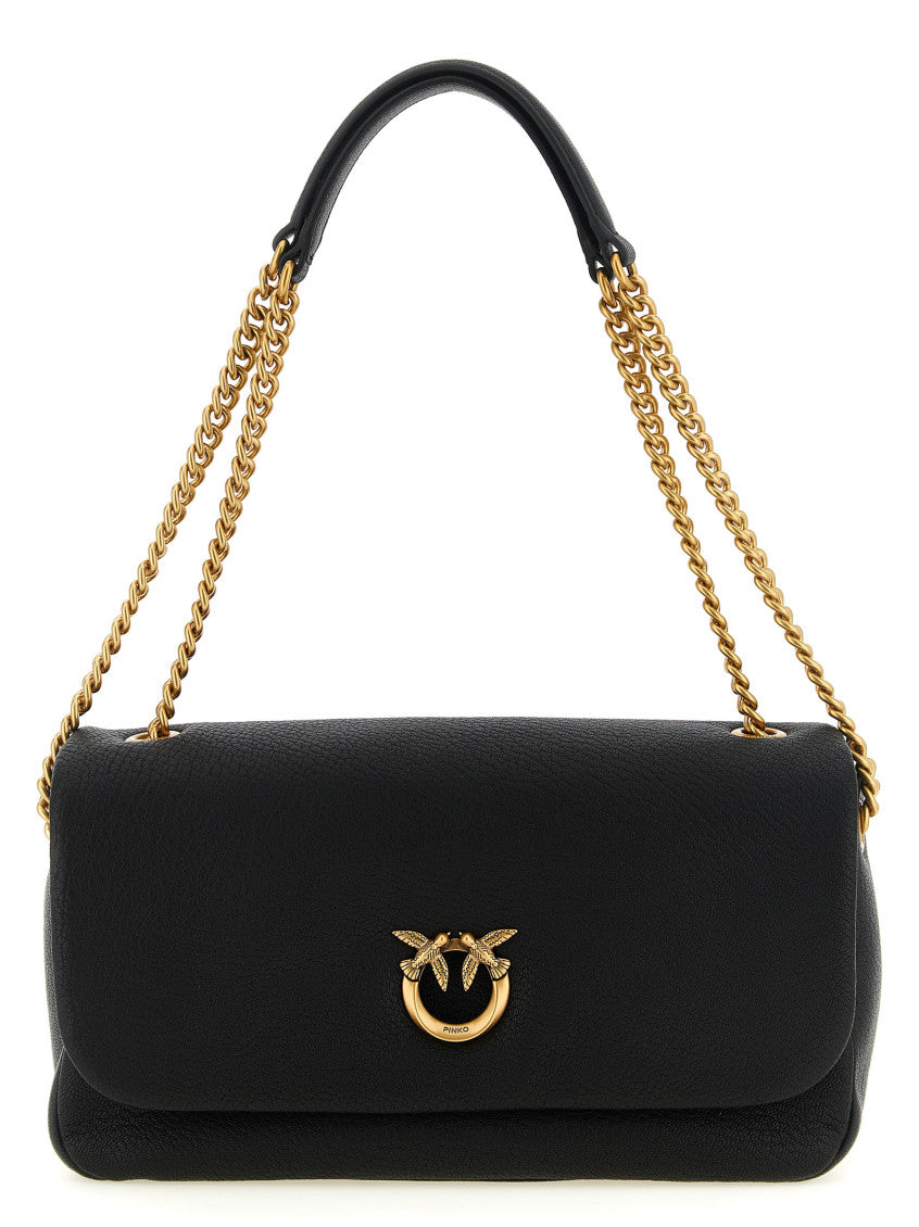 Black Love Birds Shoulder Bag 1