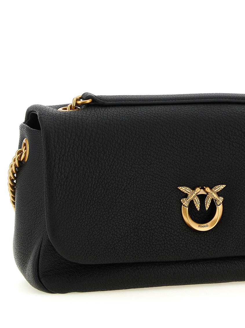 Black Love Birds Shoulder Bag 3