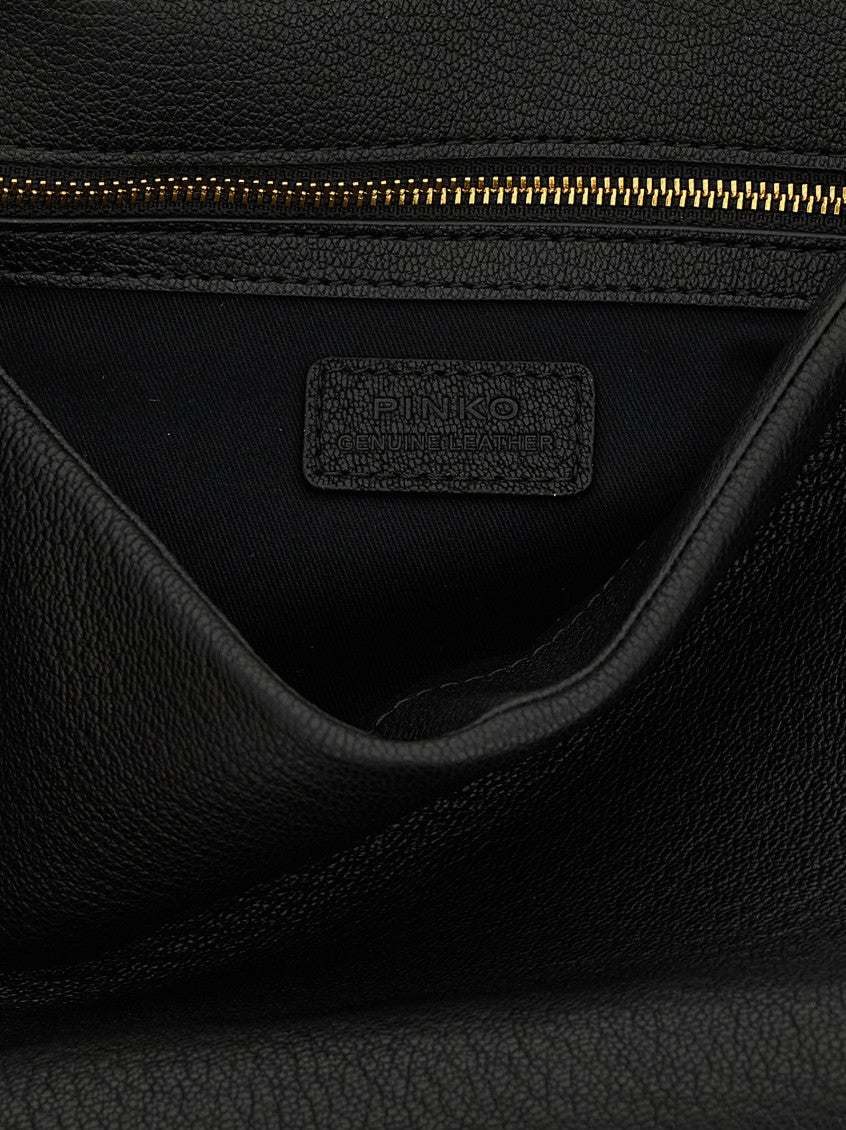 Black Love Birds Shoulder Bag 4