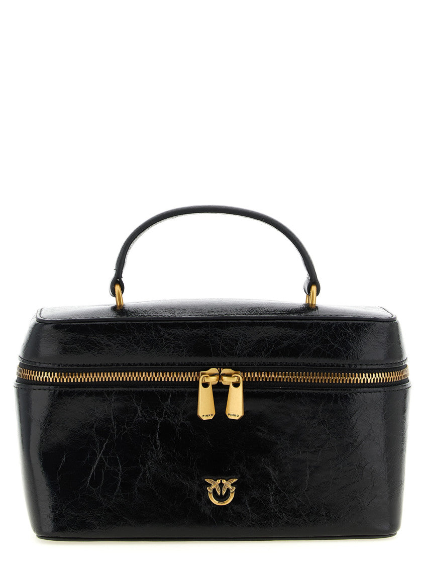Black Logo Crossbody Bag 1