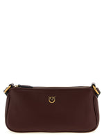 Maroon Half Moon Mini Crossbody Bag 1