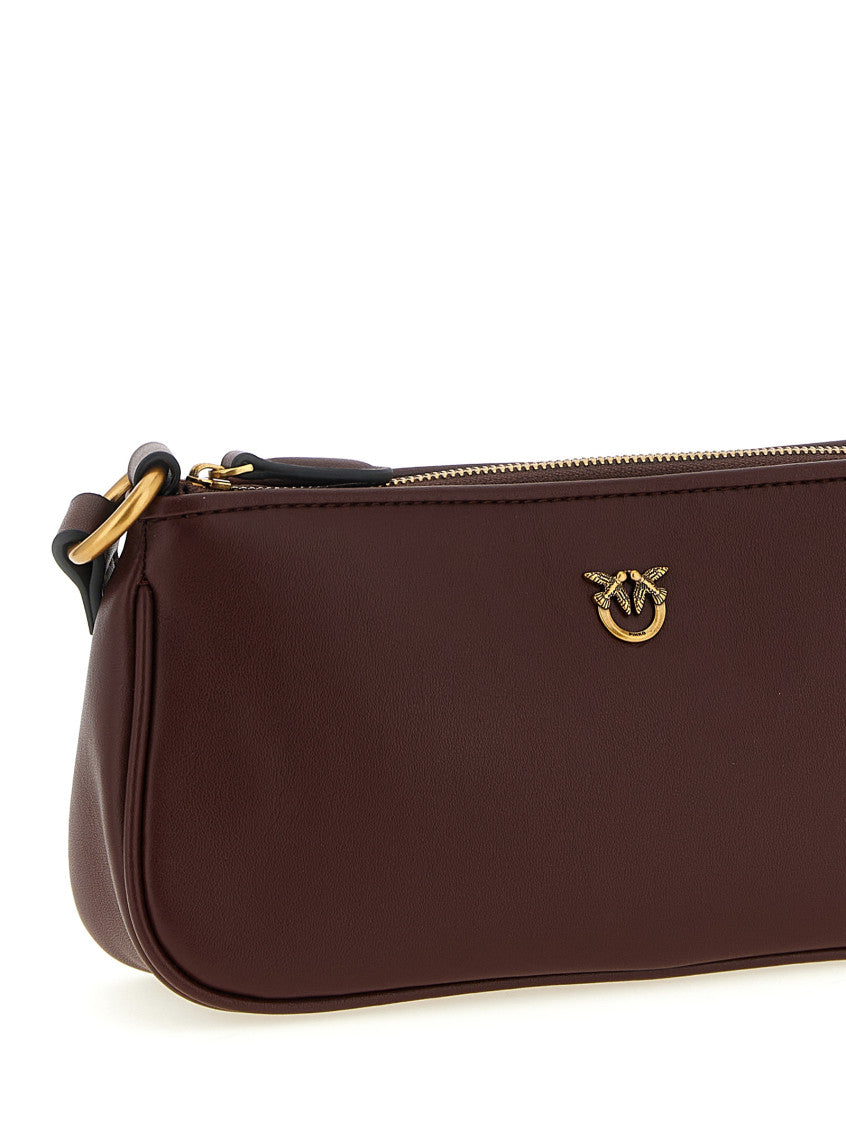 Maroon Half Moon Mini Crossbody Bag 3