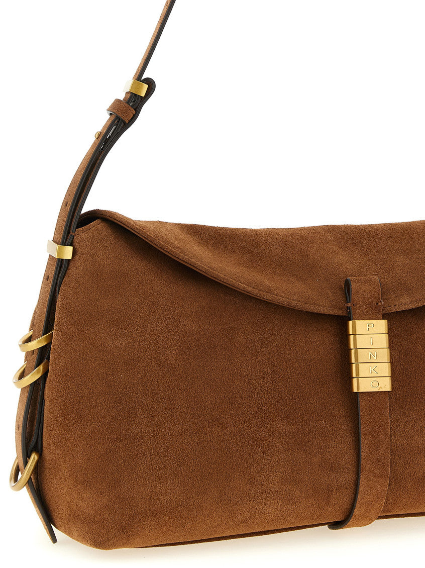 Brown Saddle Medium Shoulder Bag 3