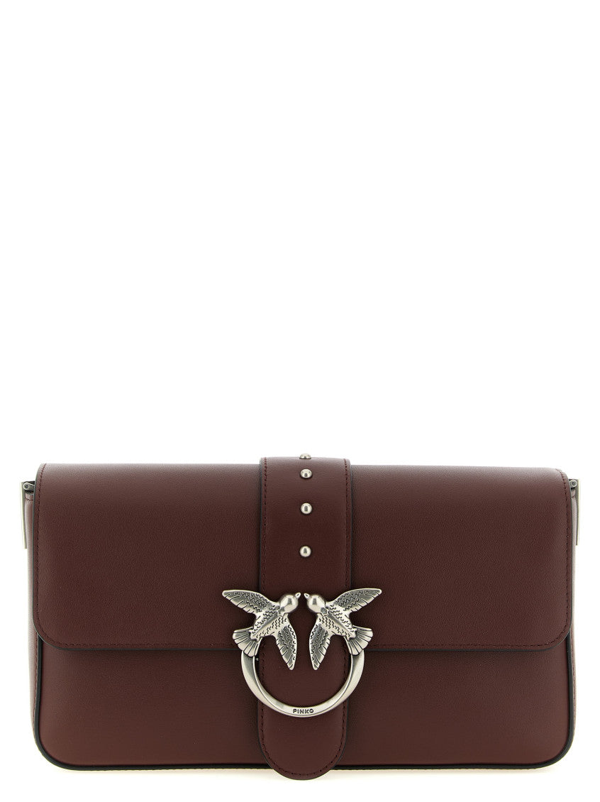 Maroon Love Classic Medium Shoulder Bag 1