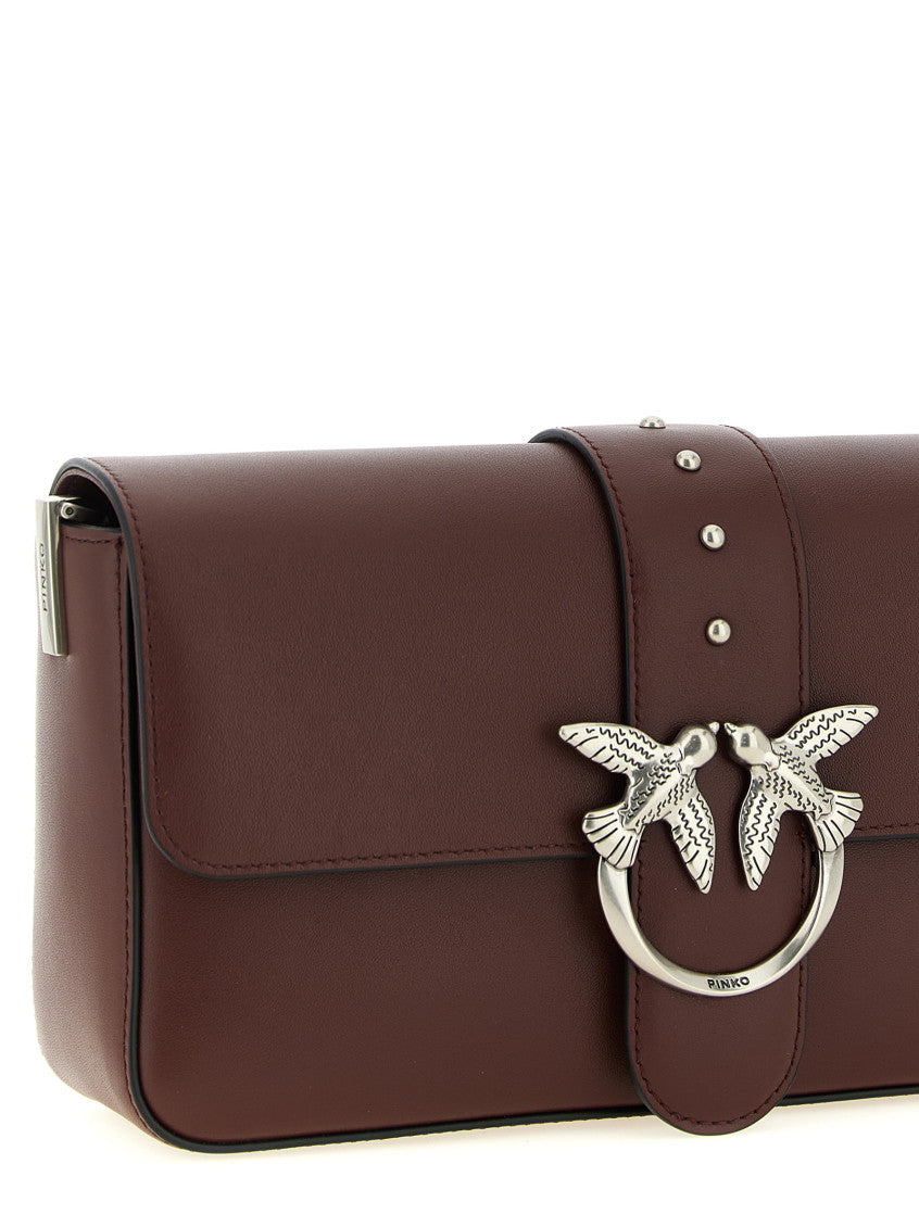 Maroon Love Classic Medium Shoulder Bag 4