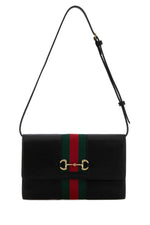 Black Horsebit Small Crossbody Bag 1