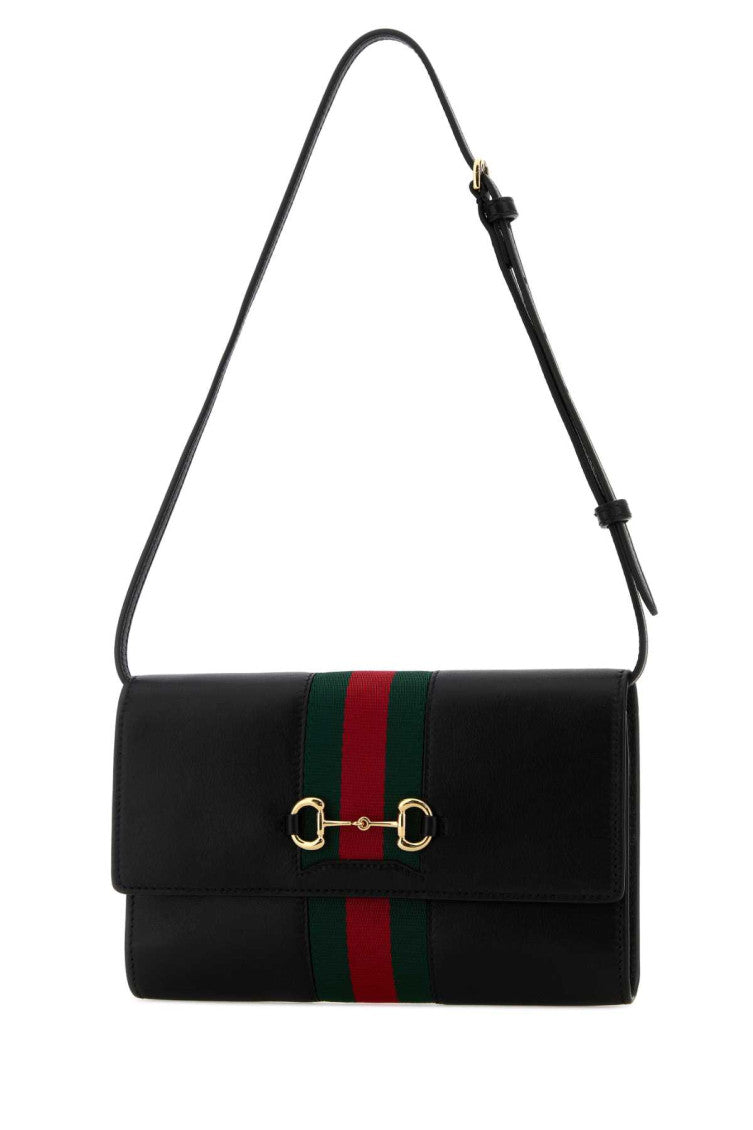 Black Horsebit Small Crossbody Bag 2