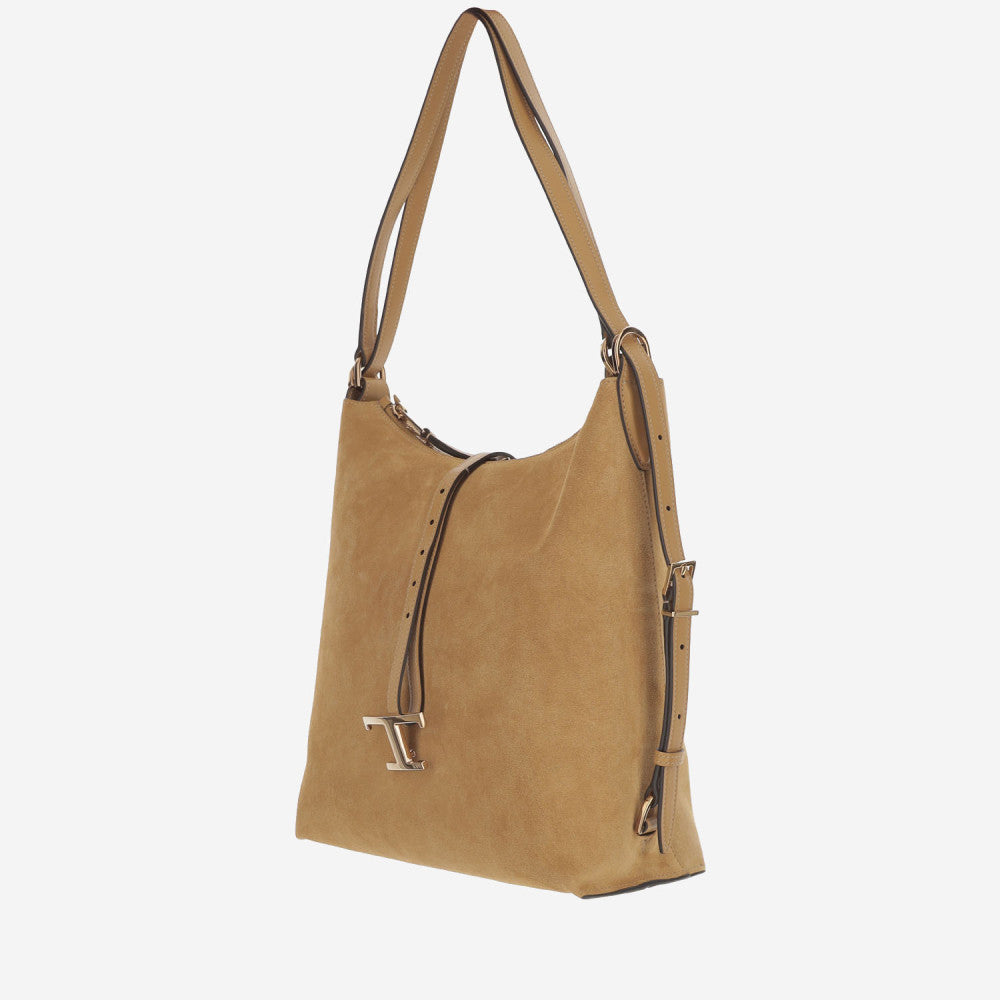 Brown T Timeless Small Shoulder Bag 2