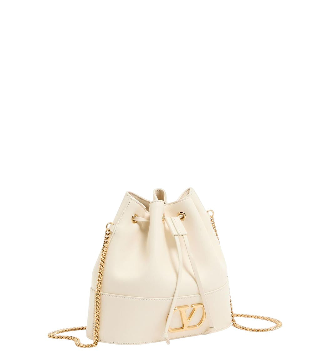 Ivory VLogo Mini Bucket Bag 2