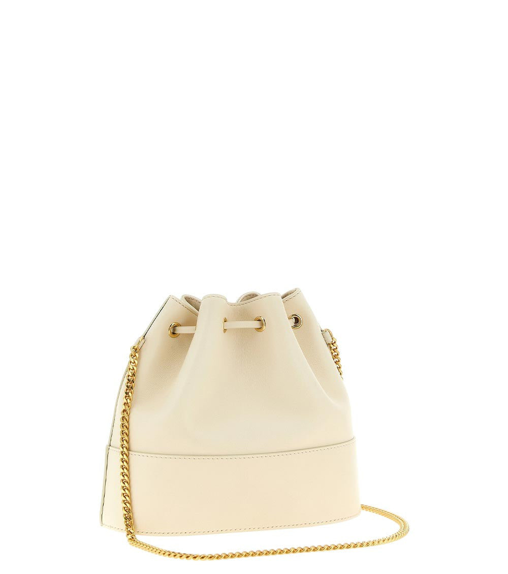 Ivory VLogo Mini Bucket Bag 3