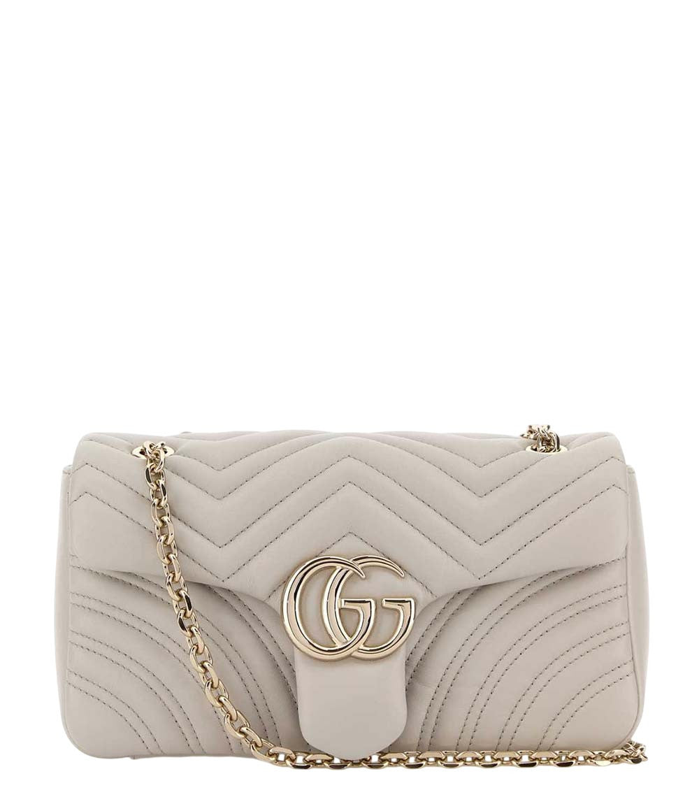Light Grey GG Marmont Medium Shoulder Bag 1