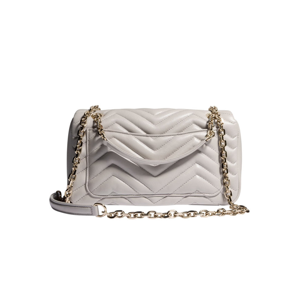 Light Grey GG Marmont Medium Shoulder Bag 3