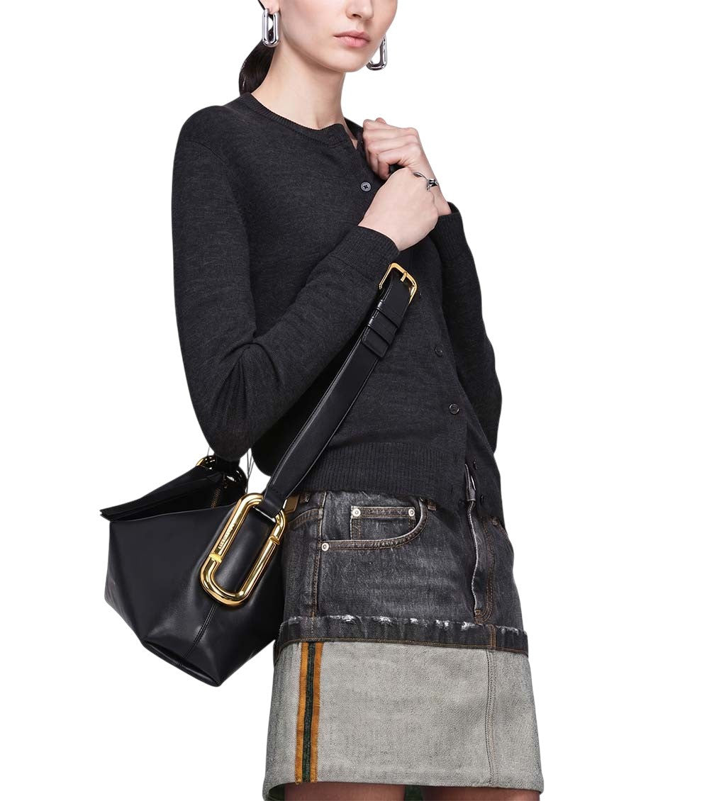Black Scene Medium Shoulder Bag 5