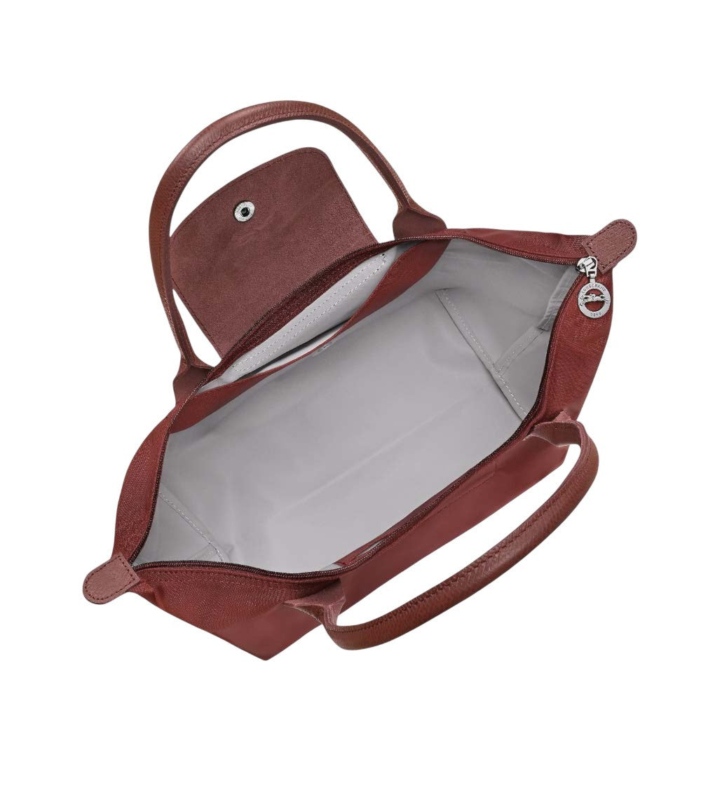 Burgundy Le Pliage Medium Shoulder Bag 3