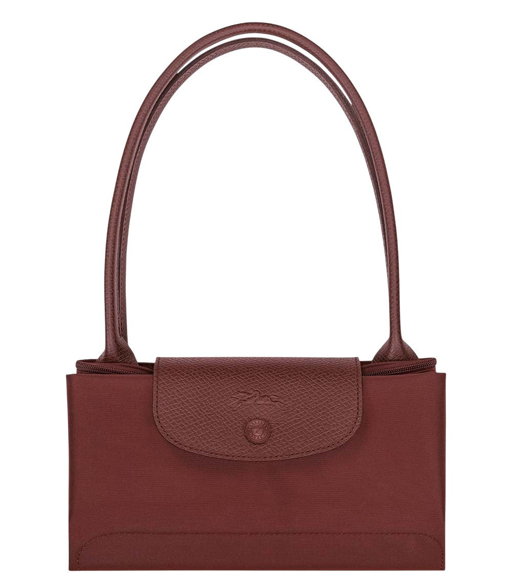 Burgundy Le Pliage Medium Shoulder Bag 4