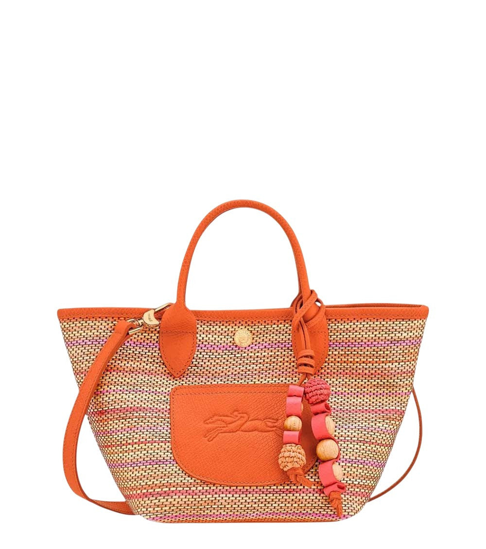 Natural/Orange Le Pliage XS Tote 1
