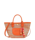 Natural/Orange Le Pliage XS Tote 1
