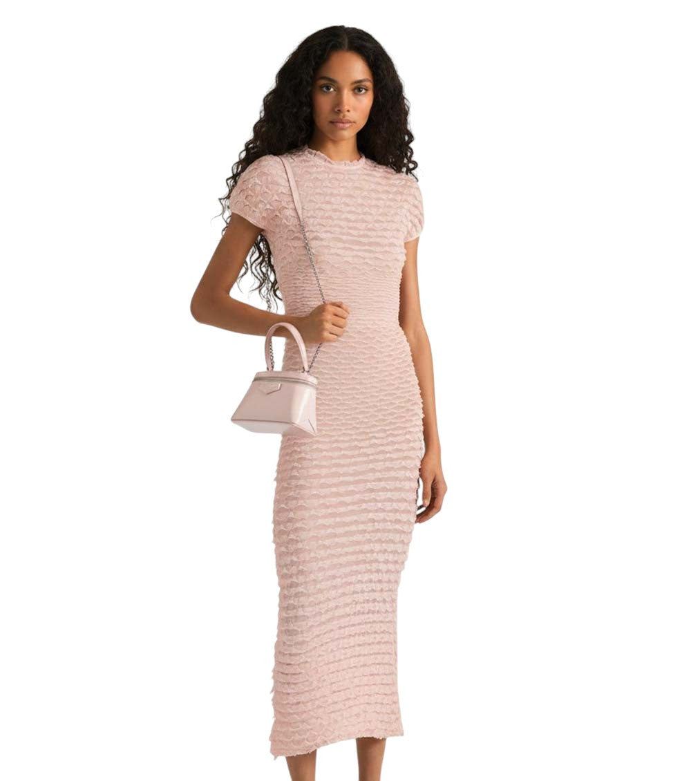 Light Pink Antigona Mini Satchel 6