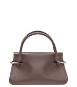 Taupe Pinch Mini Satchel 1