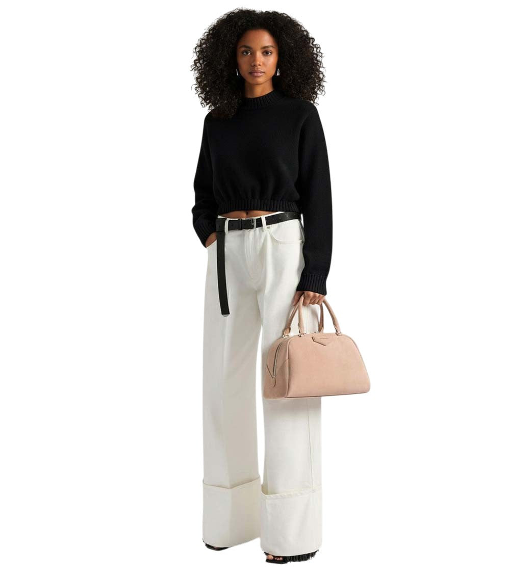 Beige Antigona Medium Satchel 6
