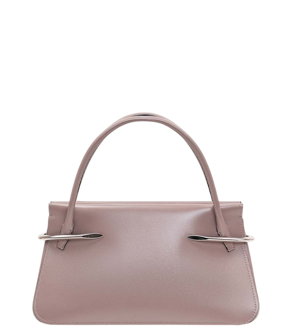 Taupe Pinch Mini Satchel 1