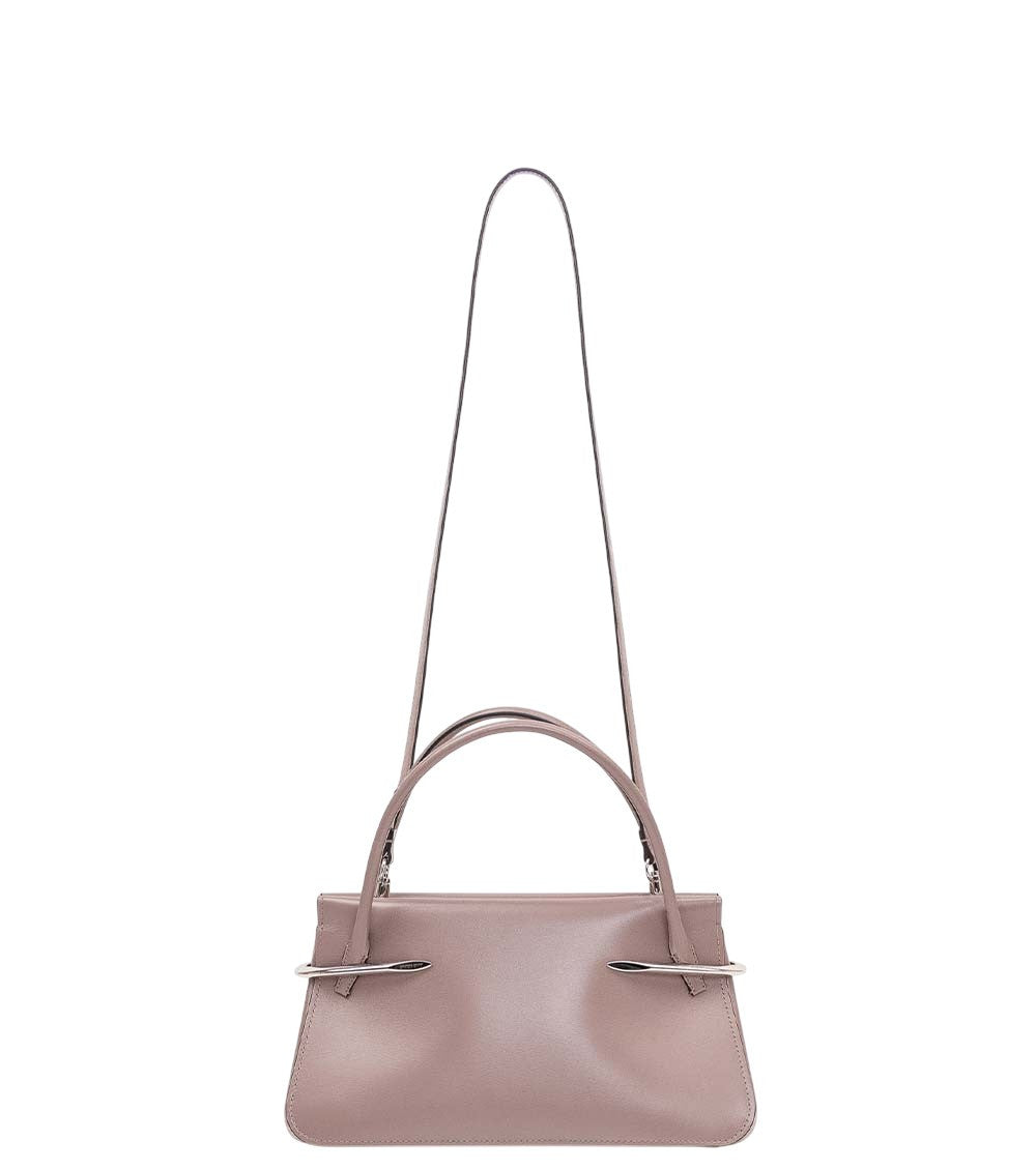Taupe Pinch Mini Satchel 2