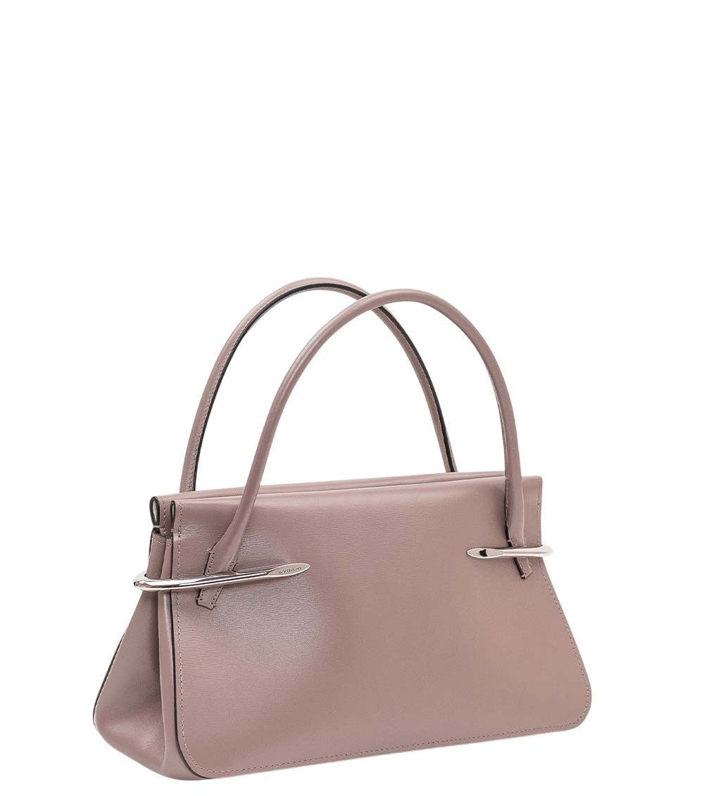 Taupe Pinch Mini Satchel 3