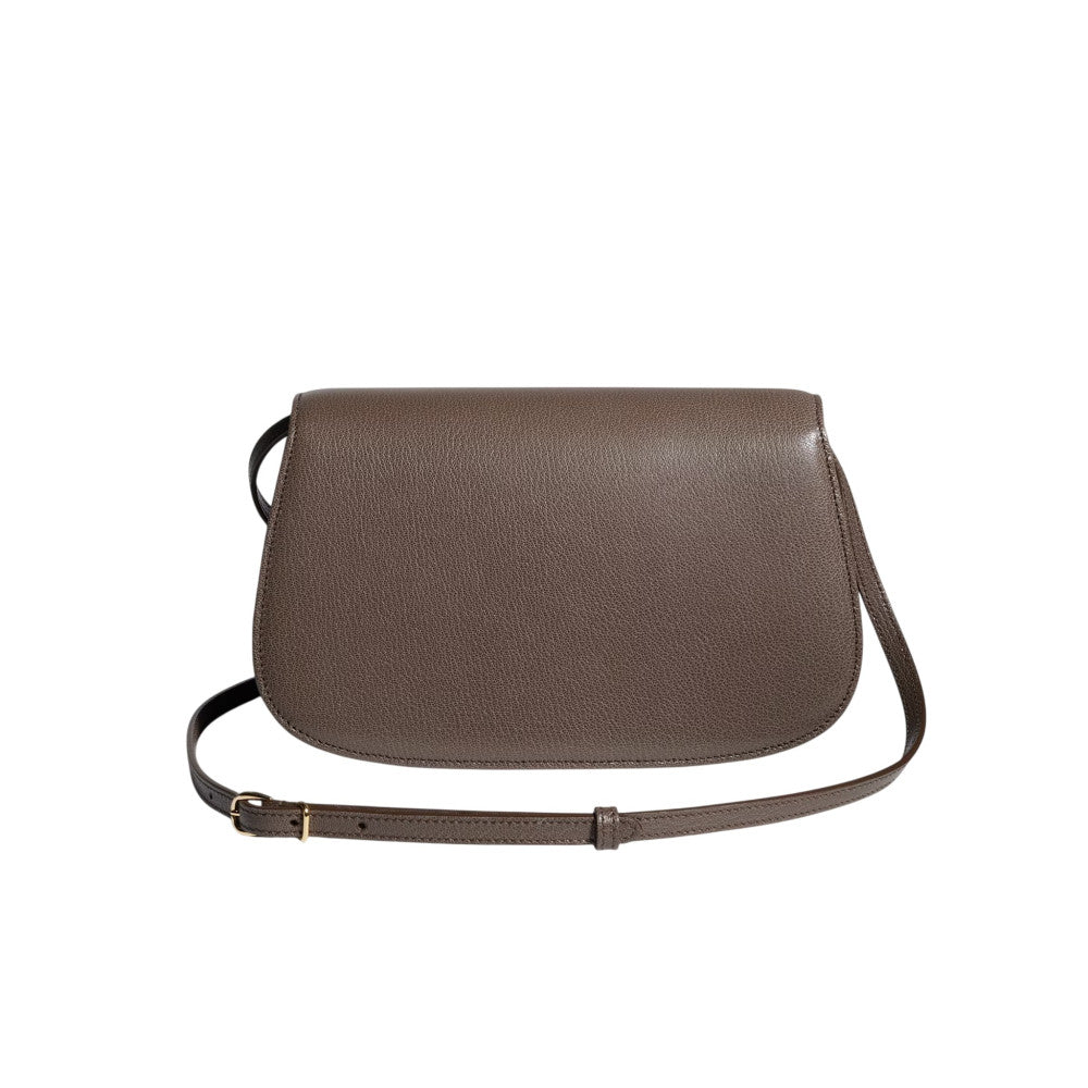 Taupe Bamboo Small Shoulder Bag 3