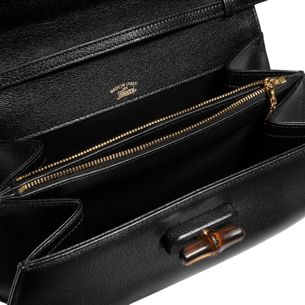 Black Bamboo Small Shoulder Bag 3