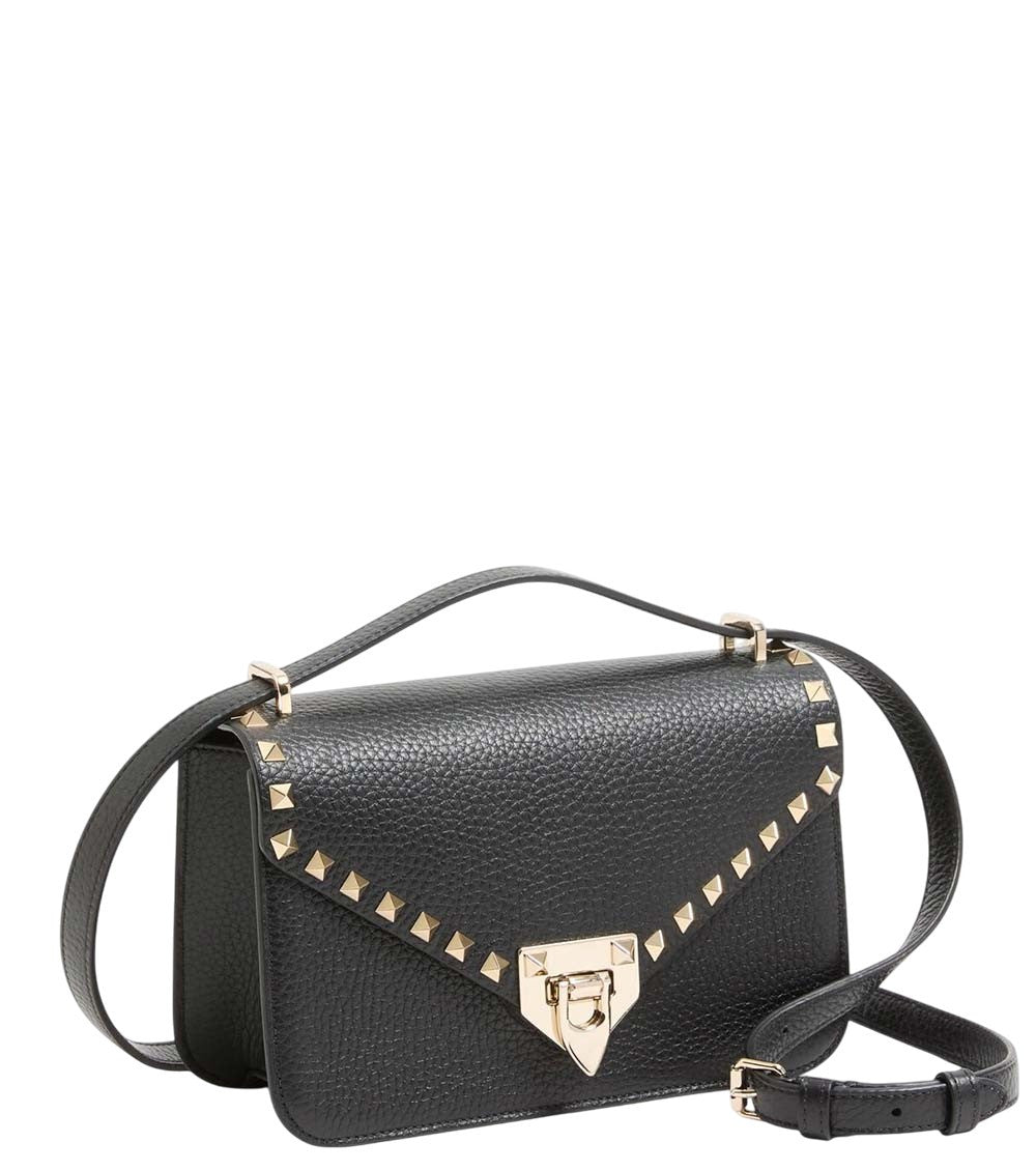 Black Rockstud Small Shoulder Bag 2