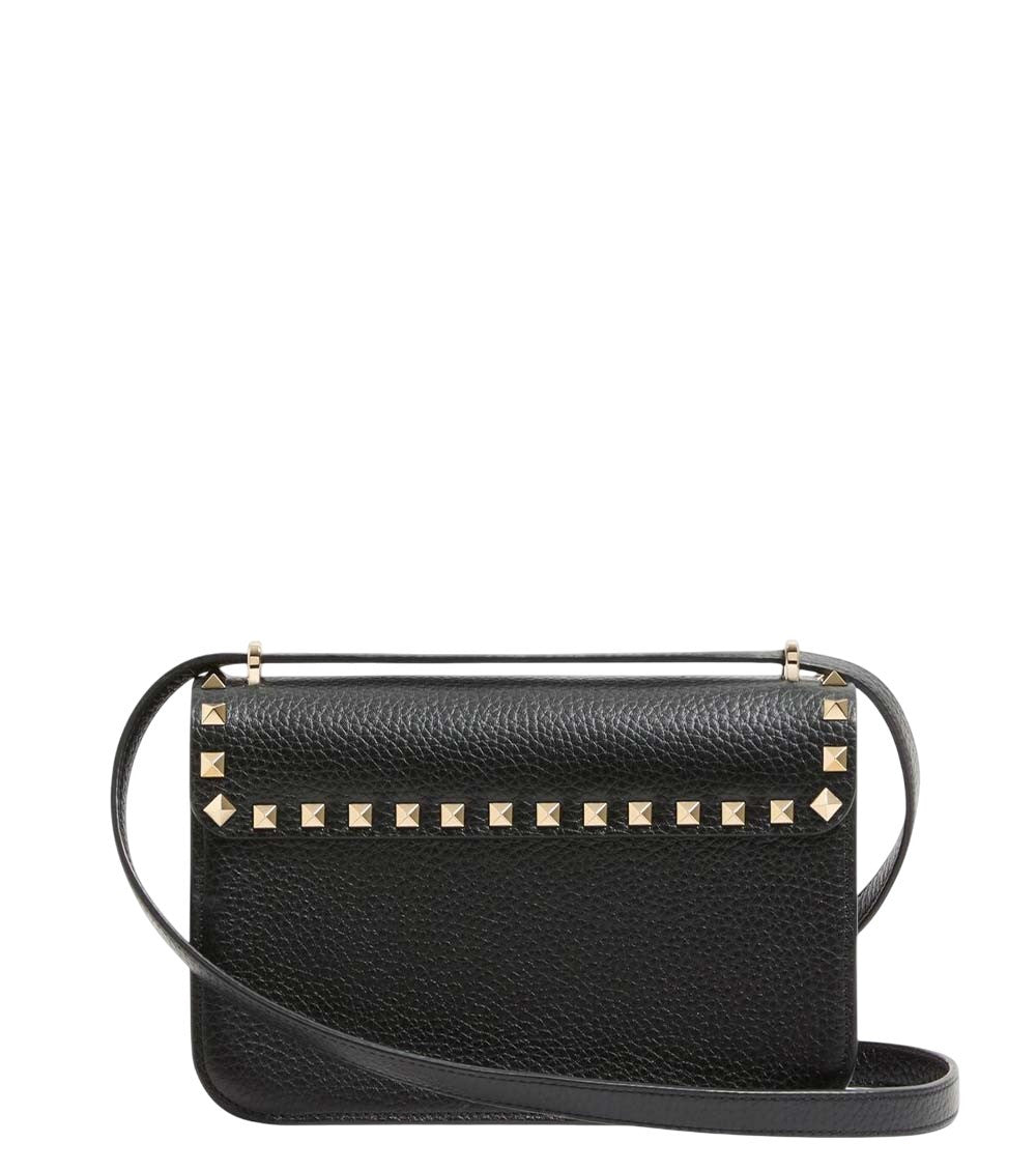 Black Rockstud Small Shoulder Bag 3