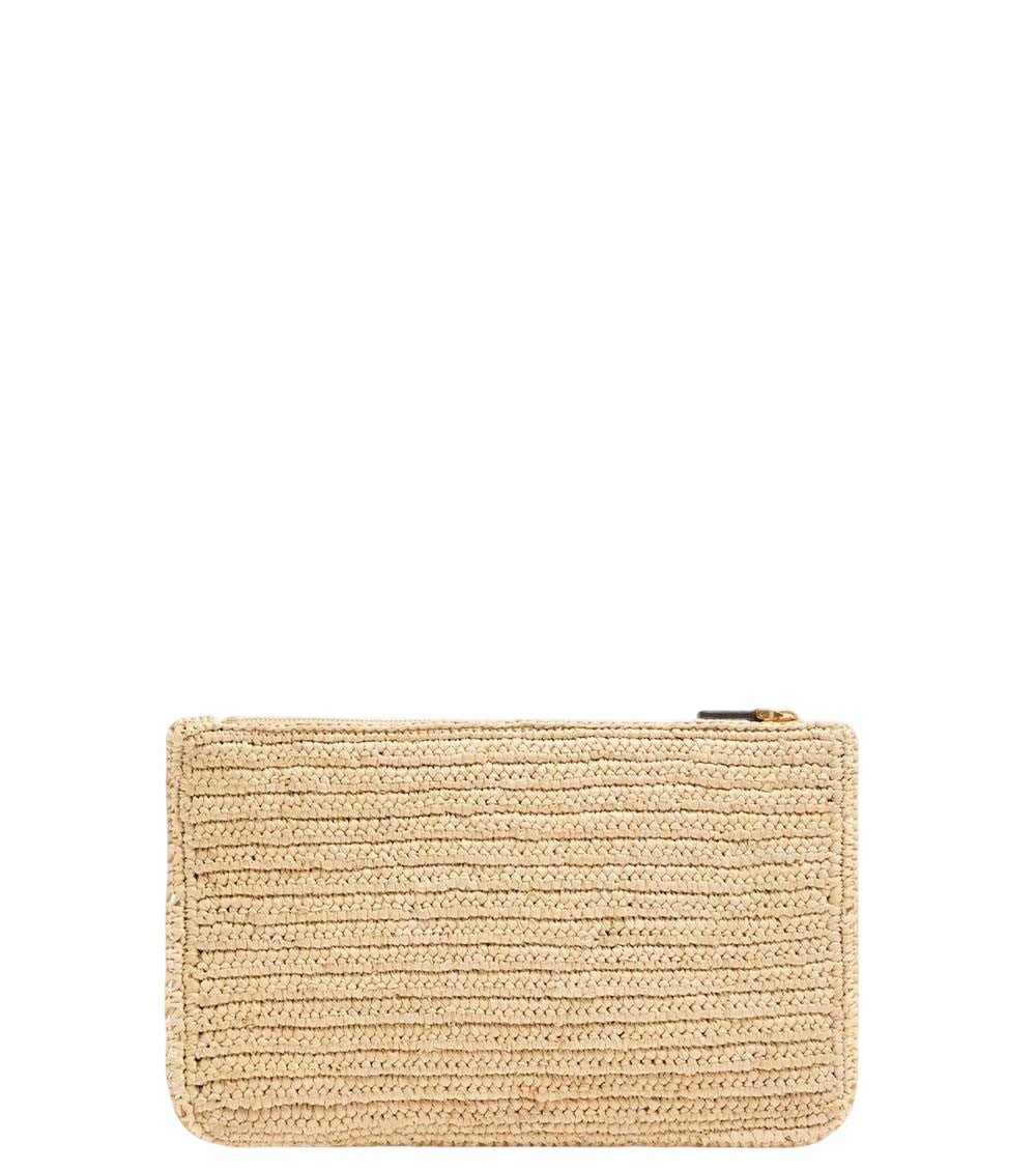 Natural Raffiachat Clutch 2